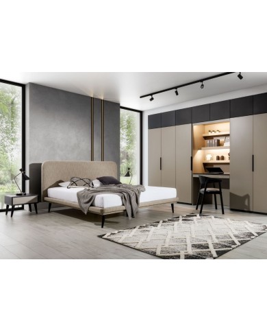Lit rembourré Prato - Élégance et Design Minimaliste hors du commun