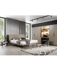 Lit rembourré Prato - Élégance et Design Minimaliste hors du commun
