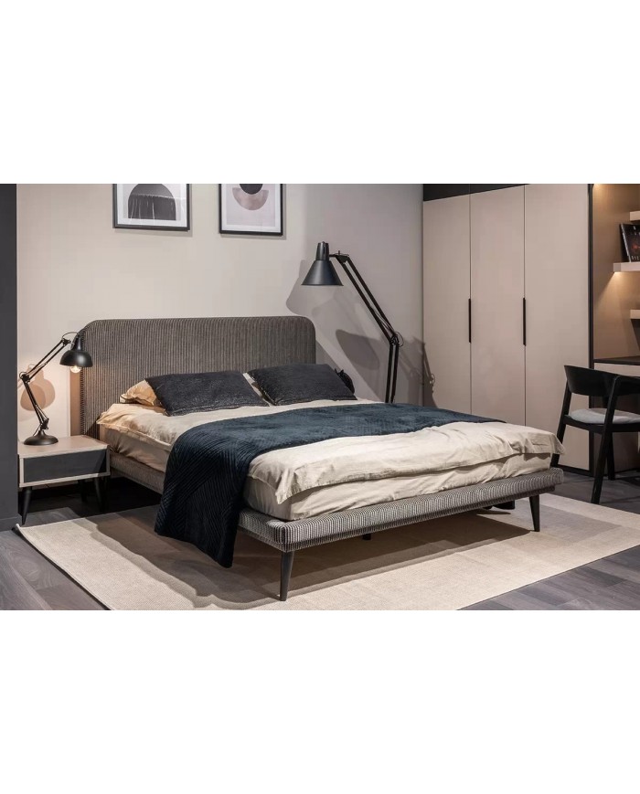 Lit rembourré Prato - Élégance et Design Minimaliste hors du commun