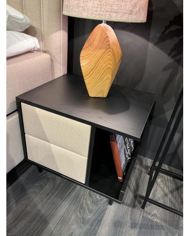 Table de chevet Libro 50x48x40 tissus de recouvrement au choix