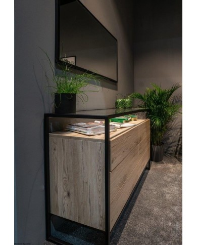 Commode Glass Loft 6 Tiroirs – Design Moderne et Fonctionnalité