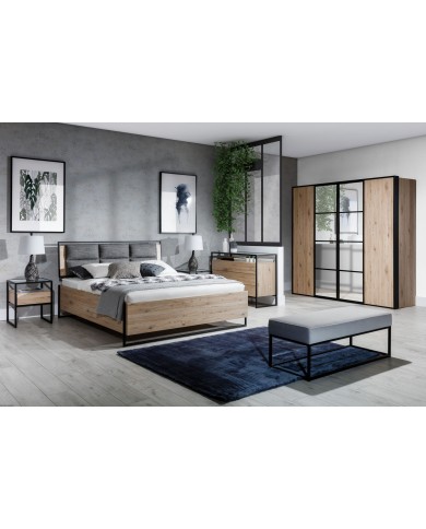 Commode Glass Loft 6 Tiroirs – Design Moderne et Fonctionnalité