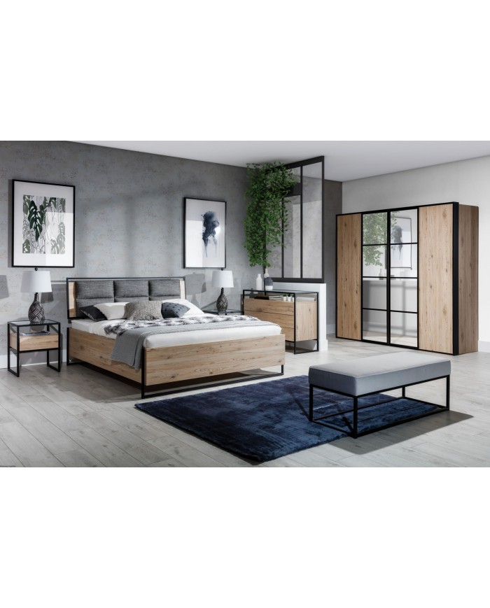 Commode Glass Loft 6 Tiroirs – Design Moderne et Fonctionnalité