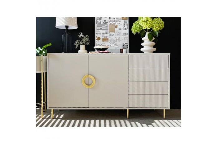 Commode Nubo 2 Portes 1 Tiroir Modernité et Élégance au Service de Votre Espace