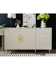 Commode Nubo 2 Portes 1 Tiroir Modernité et Élégance au Service de Votre Espace