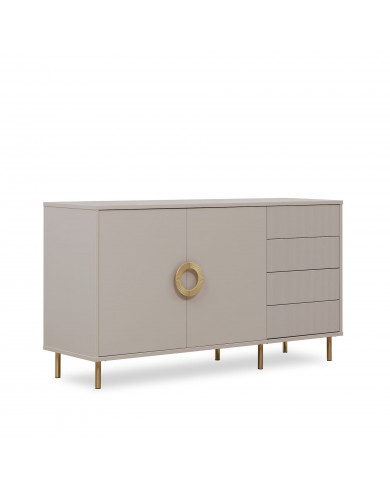 Commode Nubo 2 Portes 1 Tiroir Modernité et Élégance au Service de Votre Espace