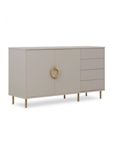 Commode Nubo 2 Portes 1 Tiroir Modernité et Élégance au Service de Votre Espace
