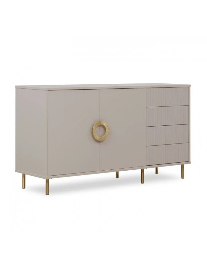 Commode Nubo 2 Portes 1 Tiroir Modernité et Élégance au Service de Votre Espace