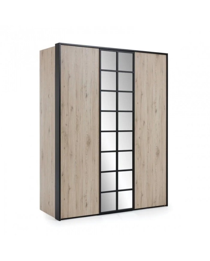 Armoire Loft 3 Portes – L’Art du Design Industriel & Élégance Moderne
