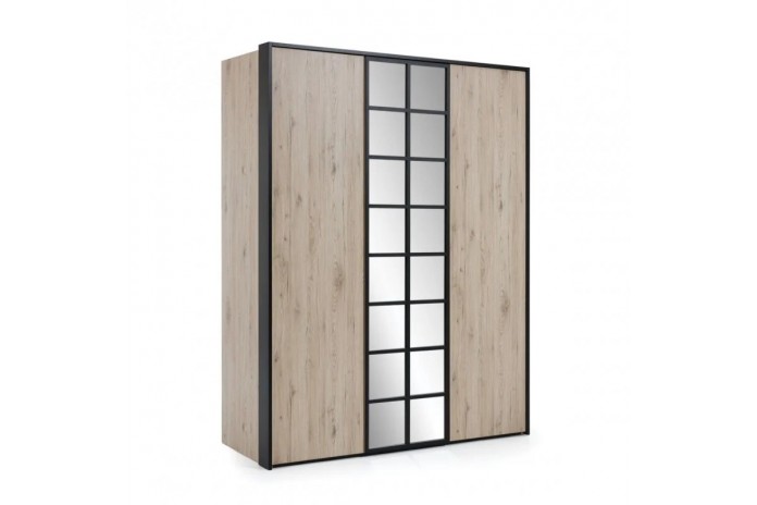 Armoire Loft 3 Portes – L’Art du Design Industriel & Élégance Moderne