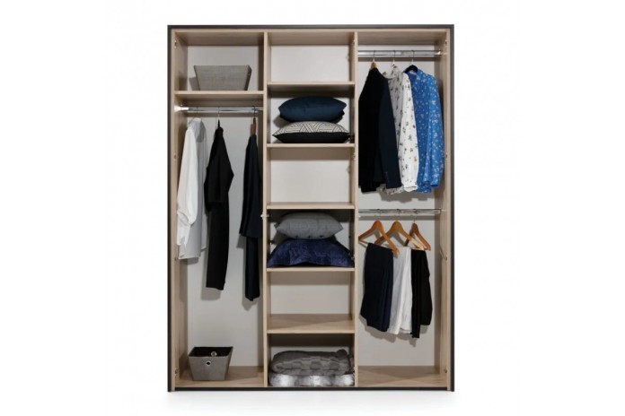 Armoire Loft 3 Portes – L’Art du Design Industriel & Élégance Moderne
