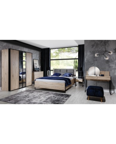 Armoire Loft 3 Portes – L’Art du Design Industriel & Élégance Moderne