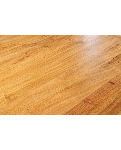 Table en bois massif d'acacia et pieds en métal design 200 cm MAGMA