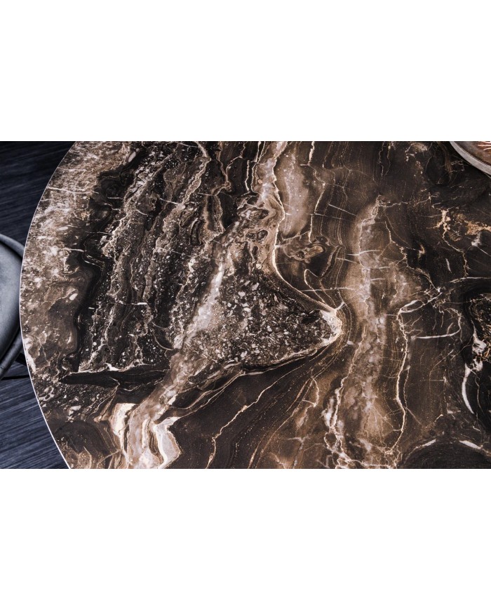 Table en céramique ronde 120 cm  CIRRUS