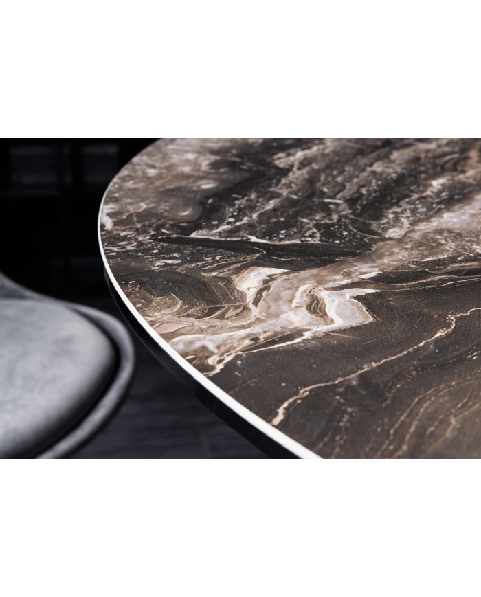 Table en céramique ronde 120 cm  CIRRUS