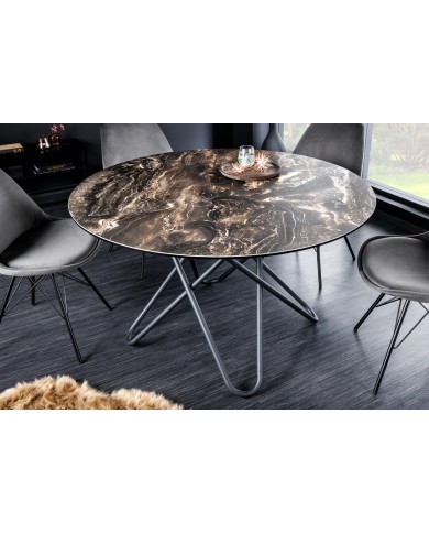 Table en céramique ronde 120 cm  CIRRUS