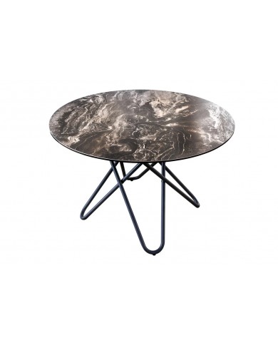 Table en céramique ronde 120 cm  CIRRUS