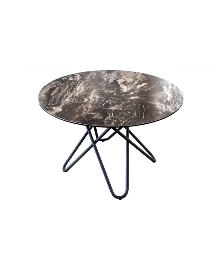 Table en céramique ronde 120 cm  CIRRUS
