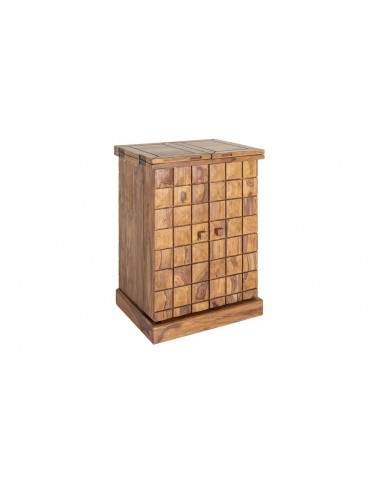 Bar bois pliant massif de sheesham naturel 130 cm TESSELA