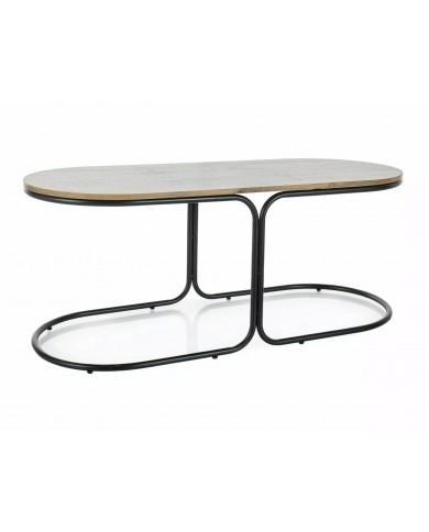 Table de salon avec 2 tabourets Dual