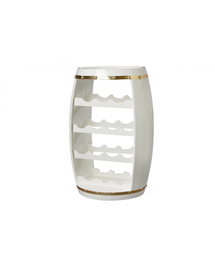 Tonneau à vin pour 14 bouteilles en bois de pin blanc CAVISTA 65 cm