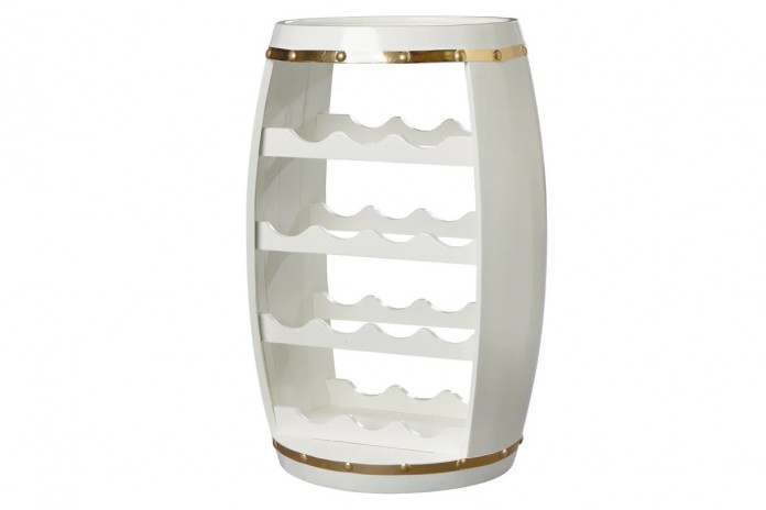 Tonneau à vin pour 14 bouteilles en bois de pin blanc CAVISTA 65 cm