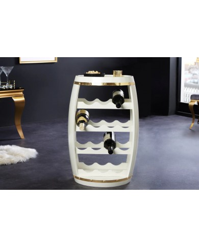 Tonneau à vin pour 14 bouteilles en bois de pin blanc CAVISTA 65 cm