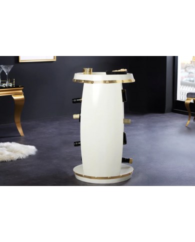 Tonneau à vin pour 14 bouteilles en bois de pin blanc CAVISTA 65 cm
