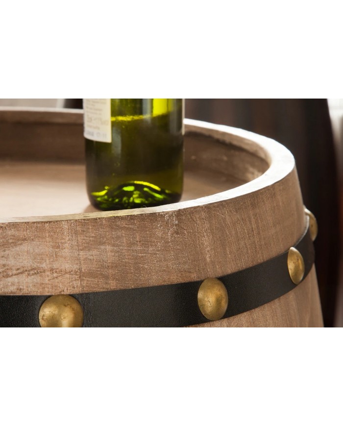 Casier à vin fût de tonneau en sapin 23 bouteilles CAVISTA 80 cm