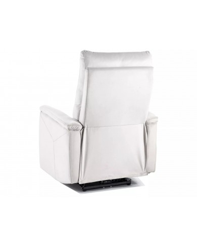 Fauteuil Électrique Relaxant - Massage, Inclinaison et Levage Électrique  NEPTUNE M gris clair