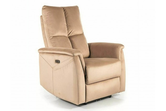 Fauteuil Électrique Relaxant - Massage, Inclinaison et Levage Électrique  NEPTUNE M beige