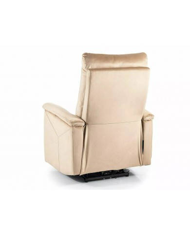 Fauteuil Électrique Relaxant - Massage, Inclinaison et Levage Électrique  NEPTUNE M beige
