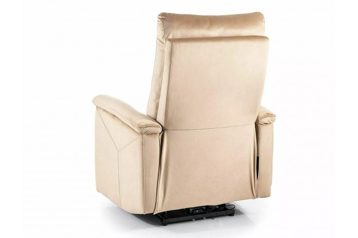 Fauteuil Électrique Relaxant - Massage, Inclinaison et Levage Électrique  NEPTUNE M beige