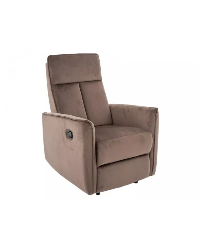 Fauteuil inclinable velours Inclinaison et Levage facile NOKI