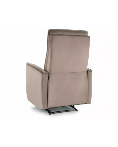 Fauteuil inclinable velours Inclinaison et Levage facile NOKI