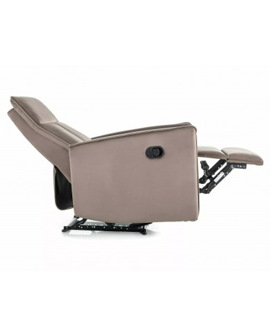 Fauteuil inclinable velours Inclinaison et Levage facile NOKI