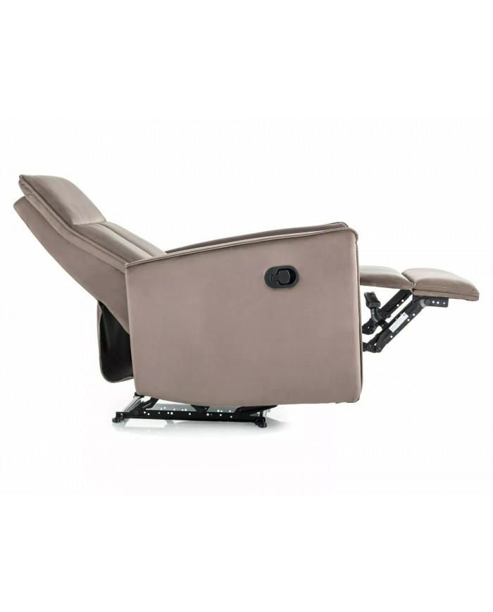 Fauteuil inclinable velours Inclinaison et Levage facile NOKI
