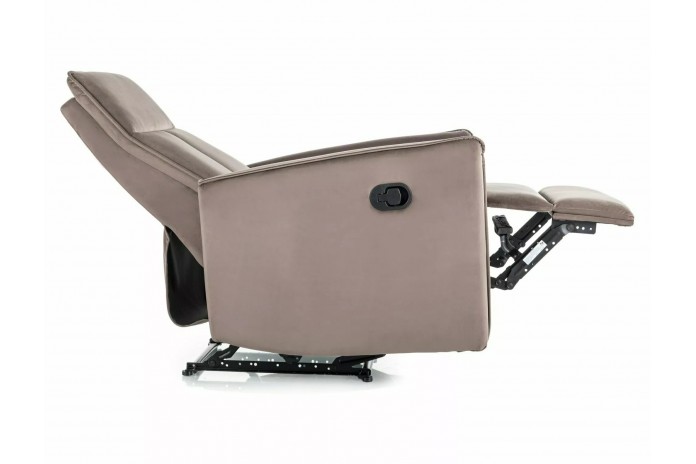 Fauteuil inclinable velours Inclinaison et Levage facile NOKI