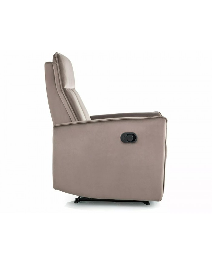 Fauteuil inclinable velours Inclinaison et Levage facile NOKI