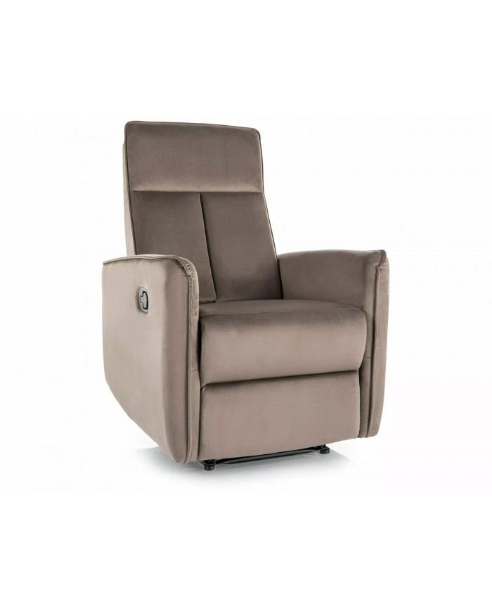 Fauteuil inclinable velours Inclinaison et Levage facile NOKI