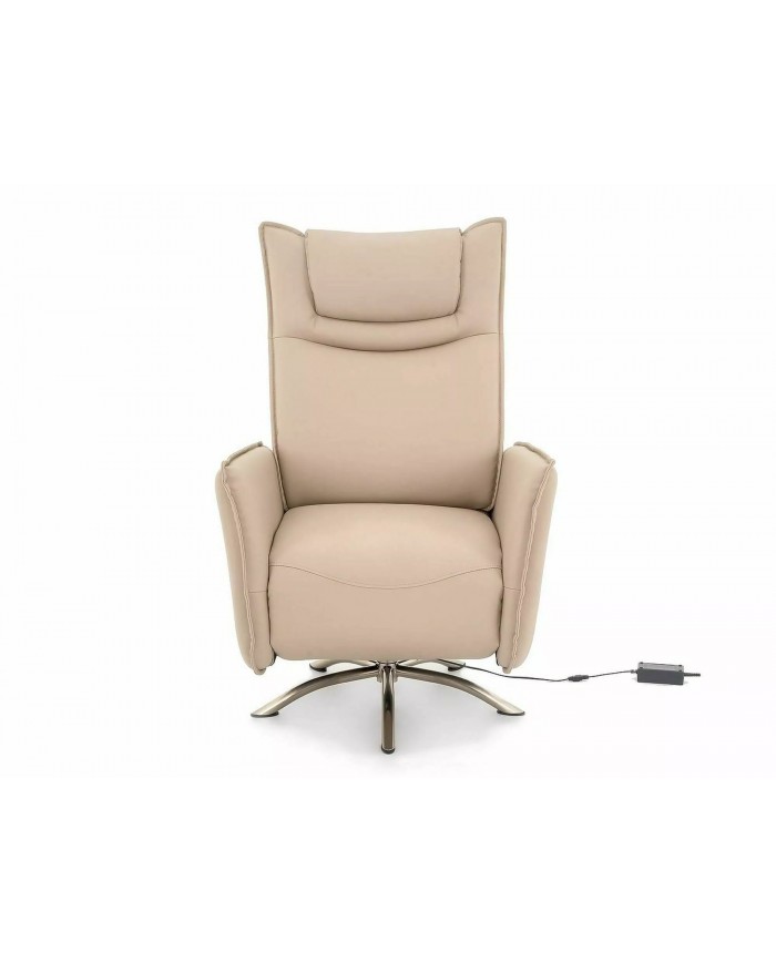 Fauteuil de relaxation éléctrique et pivotant Design Notos