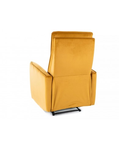 Fauteuil inclinable velours Inclinaison et Levage facile NOKI curry
