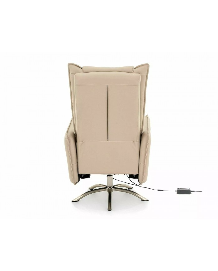 Fauteuil de relaxation éléctrique et pivotant Design Notos