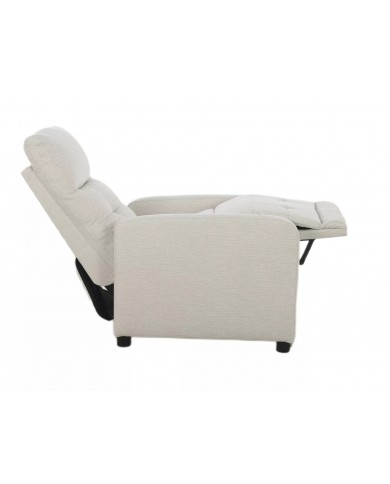 Fauteuil de Relaxation Inclinable beige OTUS BREGO : ultra confortable