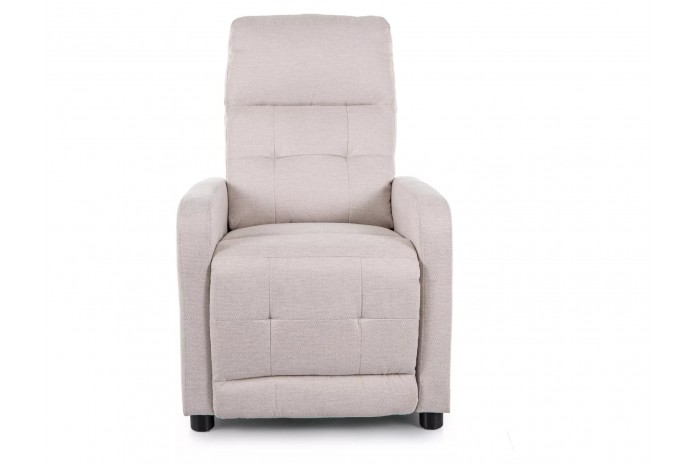 Fauteuil de Relaxation Inclinable beige OTUS BREGO : ultra confortable