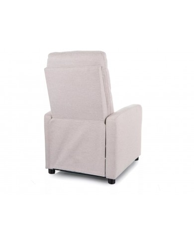 Fauteuil de Relaxation Inclinable beige OTUS BREGO : ultra confortable