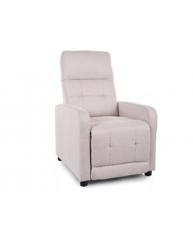 Fauteuil de Relaxation Inclinable beige OTUS BREGO : ultra confortable
