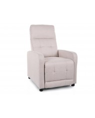 Fauteuil de Relaxation Inclinable beige OTUS BREGO : ultra confortable