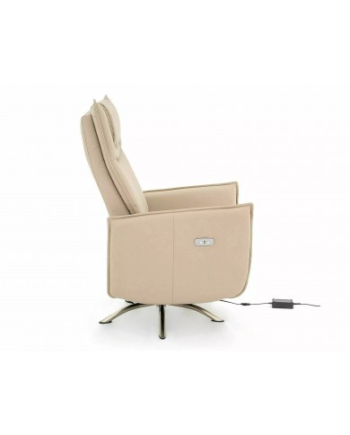 Fauteuil de relaxation éléctrique et pivotant Design Notos