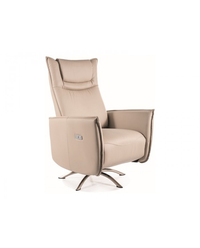 Fauteuil de relaxation éléctrique et pivotant Design Notos
